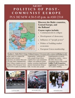 PLS 382 Politics of Post-Communist Europe